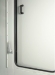 The inward-opening doors are equipped with a fix handle, two &frac14; turn handles and an industrial bulb-gasket